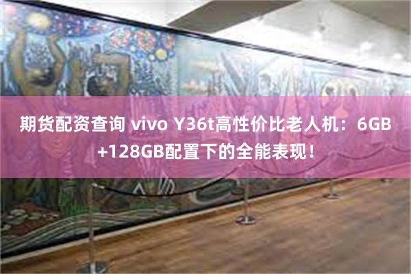 期货配资查询 vivo Y36t高性价比老人机：6GB+128GB配置下的全能表现！