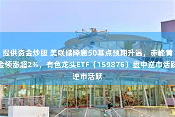 提供资金炒股 美联储降息50基点预期升温，赤峰黄金领涨超2%，有色龙头ETF（159876）盘中逆市活跃